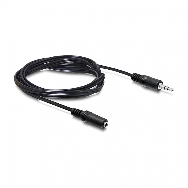 DELOCK Audio Extension Cable 3.5mm Jack Male to Female 3m Black