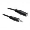 DELOCK Audio Extension Cable 3.5mm Jack Male to Female 3m Black
