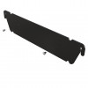 Kindermann Mounting Clamp - Black, RAL 9005 - Cart Mounting (Rear)