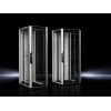 Rittal VX IT võrgukapp 24U 19 inch 800x800x1200mm helehall/jetmust