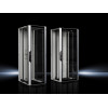 Rittal VX IT võrgukapp 24U 19 inch 800x800x1200mm helehall/jetmust