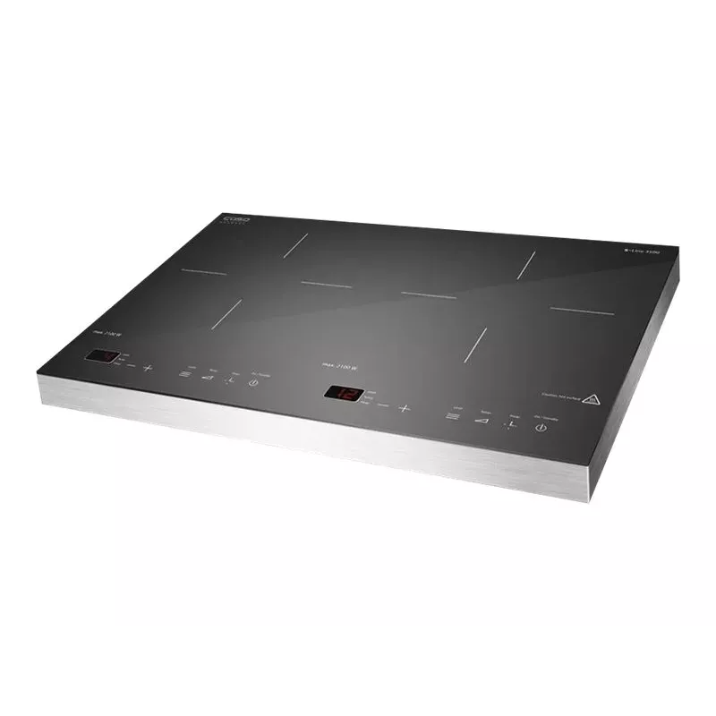 CASO S-Line 3500 vabaltseisev induktsioonpliit, 2 keedutsooni, puutetundlik juhtimine, must, 3500W