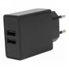 FLEPO NT-USB-103 USB-laadija 2-porti 100-240V AC to 5V DC 3A 15W Valge
