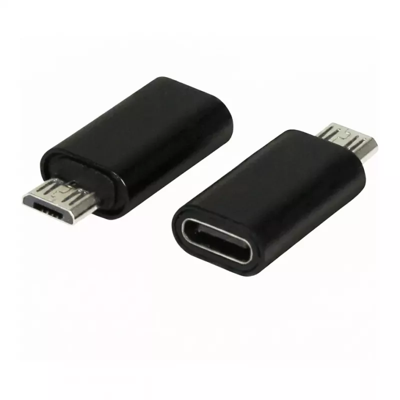 Synergy21 ALLTRAVEL USB-C Isane Micro-USB Emasest Adapterkaabel - Must