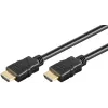 Goobay 80104 Soft HDMI High-Speed kaabel Ethernetiga, 3 m, must
