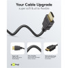 Goobay 80104 Soft HDMI High-Speed kaabel Ethernetiga, 3 m, must