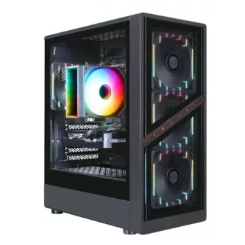HYRICAN AERIS 8123 Gaming PC AMD Ryzen 7 5700X, 16GB RAM, 1TB M.2 SSD, AMD Radeon RX 9070 (16GB GDDR6), Windows 11 Home