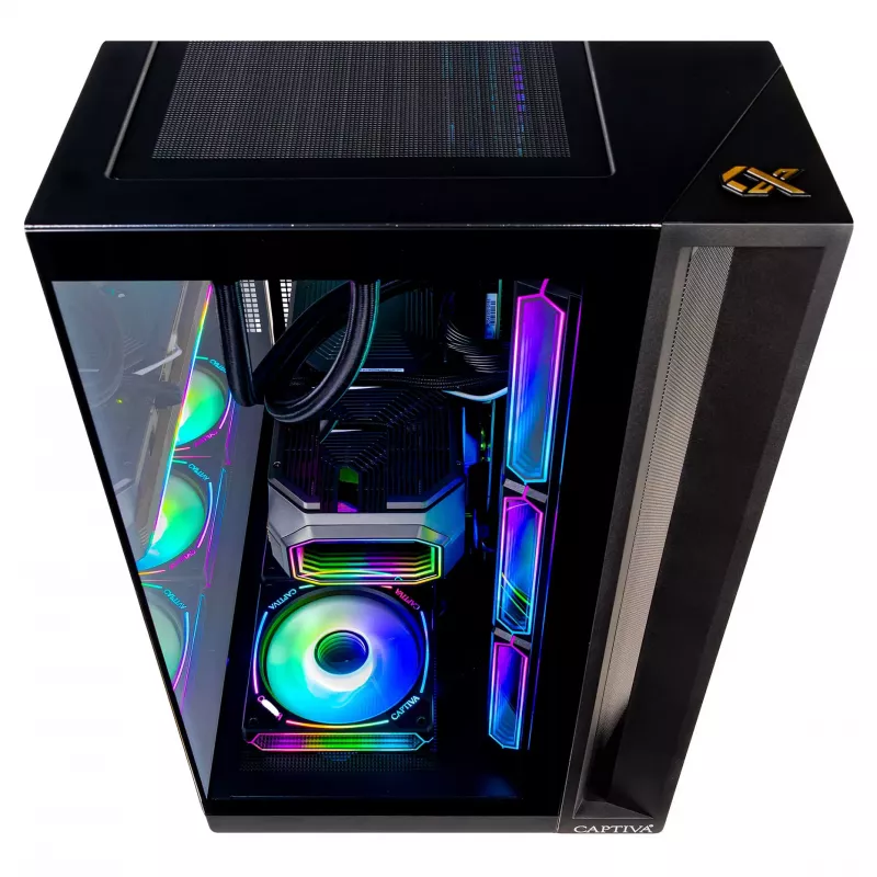 CAPTIVA R89-083 High-End Gaming PC Ryzen 7 9800X3D 32GB DDR5 2TB NVMe SSD RTX 5080 Windows 11