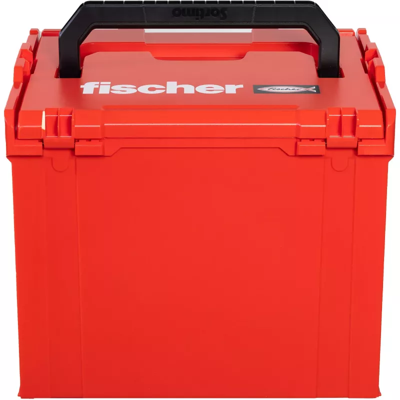 FISCHER L-BOXX FLB 374 Tühi Tööriistakast, Punane/Must