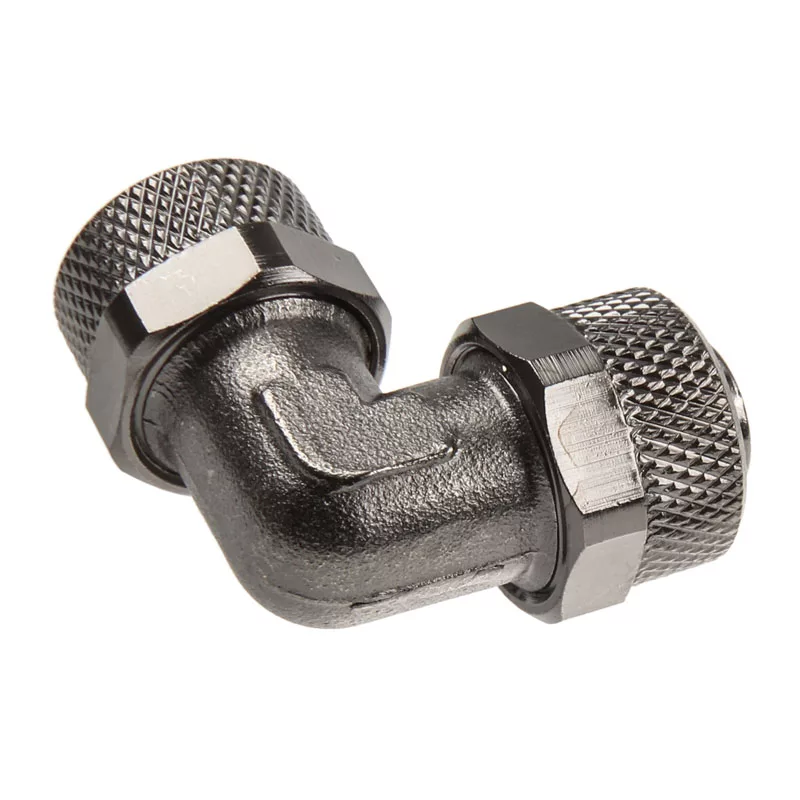 Adapter 90 Degree 13/10mm to 13/10mm - Nickel Black