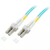 EFB-Elektronik ECOFIBER Duplex Jumper LC-LC 50/125µm OM3 LSZH Aqua 2.0mm 2m
