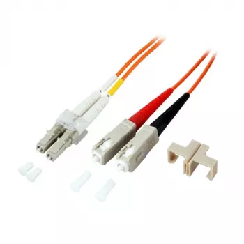 EFB-Elektronik Duplex Jumper LC-SC 62.5/125µm OM1 LSZH Orange 2.0mm 2m