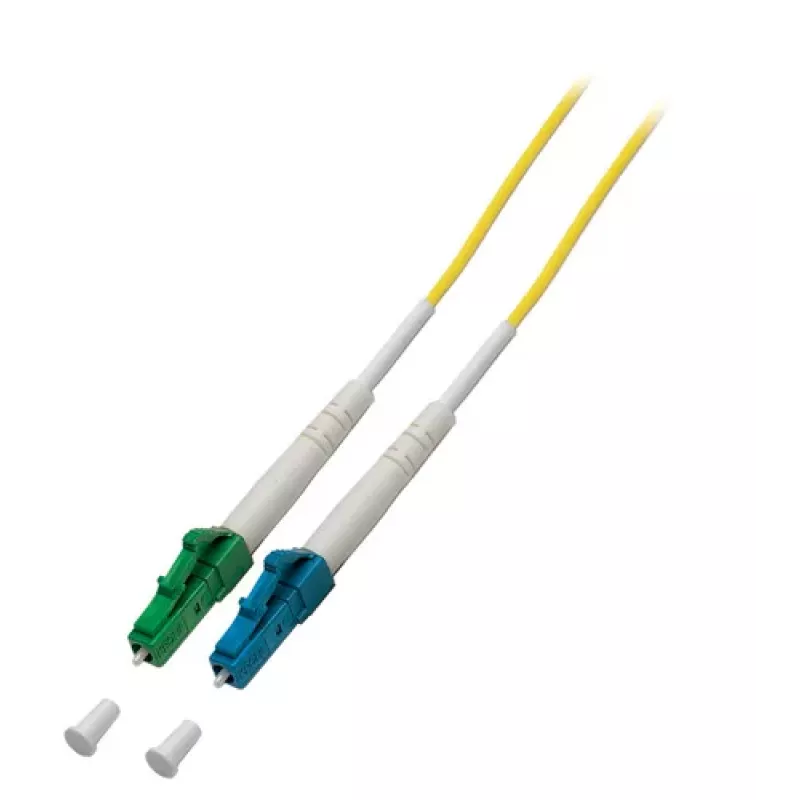EFB Elektronik Fiiberoptiline Paigalduskaabel LC-LC Ühemoodiline OS2 Dupleks 1 m Kollane LSZH
