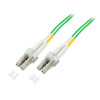 EFB Elektronik Patch-kaabel LC/PC kuni LC/PC Multimood OM3 Dupleks 1 m Aqua LSZH