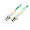 EFB Elektronik Patch-kaabel LC/PC kuni LC/PC Multimood OM3 Dupleks 1 m Aqua LSZH