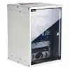 EFB 10-tolline seinakapp 9U 300mm sügavus helehall (RAL 7035) turvaklaasuksega