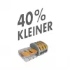 WAGO 221-412 2-juhiline kompaktne jätkuklemm, 0,2-4 mm², 100 tk