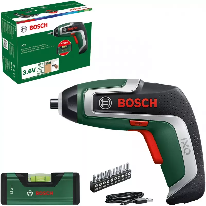Bosch IXO 7 Level Set juhtmeta kruvikeeraja 2.0 Ah (06039E0008)