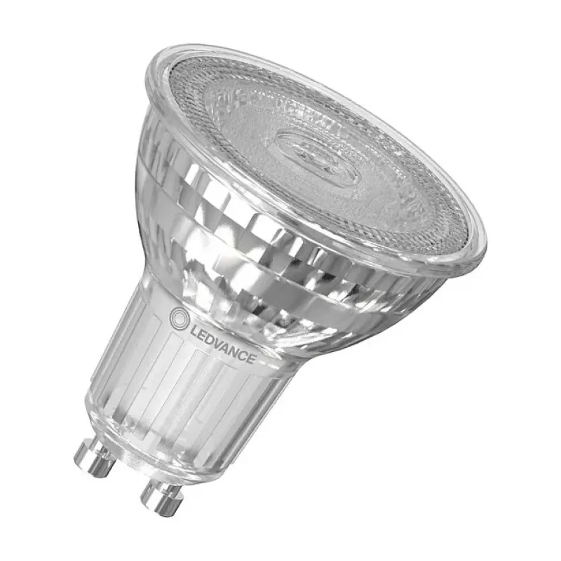 OSRAM PAR16 50 4.5W 827 GU10 LED Reflektorlamp, 350 lm, 1800-2700 K, Dim-to-Warm, Dimmable