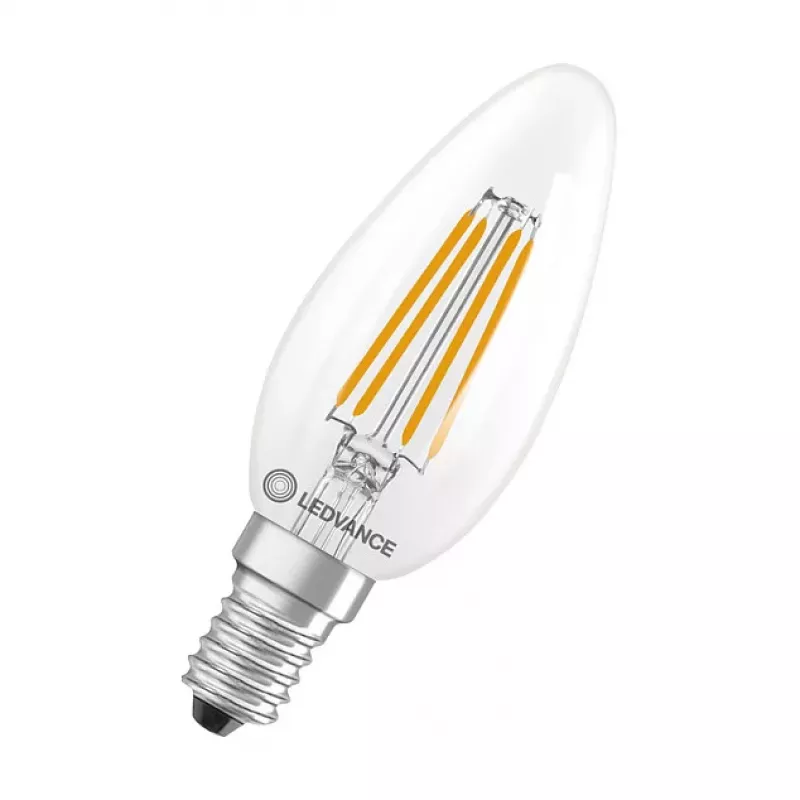 OSRAM LED Classic B 40 Filament DIM P 3.4W 827 Clear E14 Dimmable LED Lamp