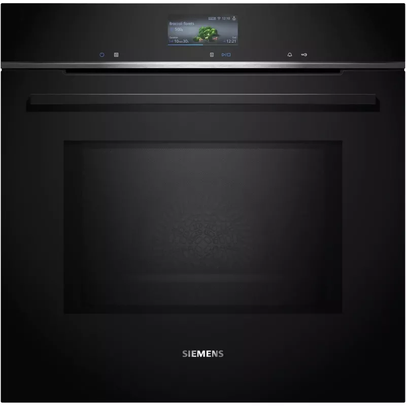 SIEMENS HM736GAB1 iQ700 Sisseehitatud ahi mikrolaineahjuga, must, 60 cm, Home Connect