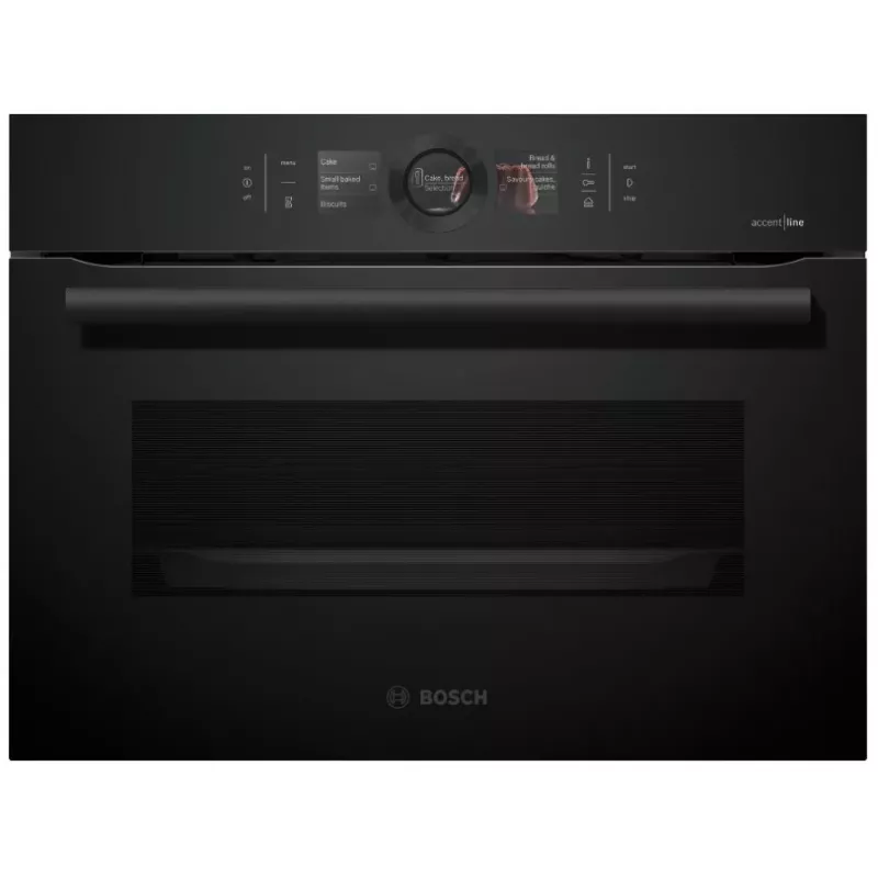 Bosch CSG856RC7 Sisseehitatav kompaktahi aurufunktsiooniga, 47L, puutetundlik juhtimine, Home Connect