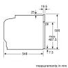 Bosch HBA2340B0 Sisseehitatud ahi, 71 L, A energiaklass, must