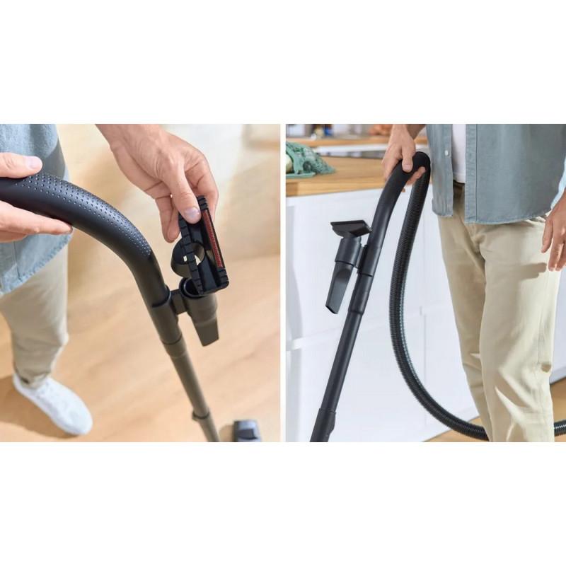 Bosch BGL38WH2 Kotiga Silindertolmuimeja, 600W, Valge/Antratsiit