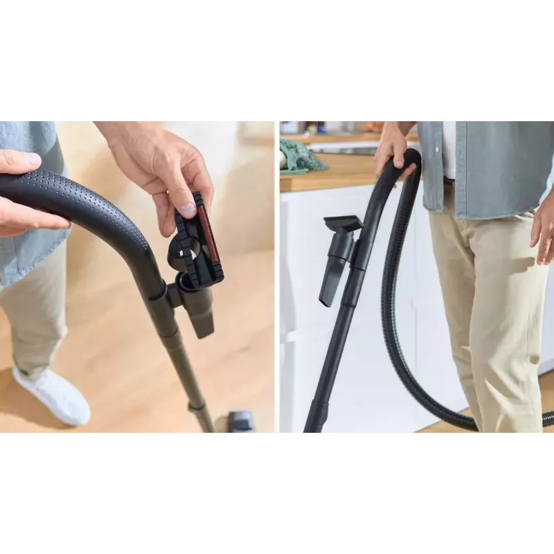Bosch BGL38WH2 Kotiga Silindertolmuimeja, 600W, Valge/Antratsiit