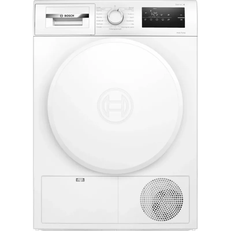 Bosch WTH8300LSN Soojuspumbaga Kuivati, 7 kg, A++ Energiaklass, Valge