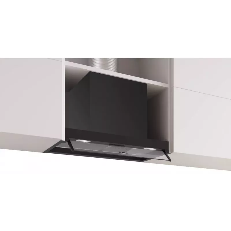 Bosch DBB65CC60 Seinale paigaldatav õhupuhasti, 60 cm, roostevaba teras, TouchControl, LED, 700 m³/h intensiivne, EcoSilence Drive