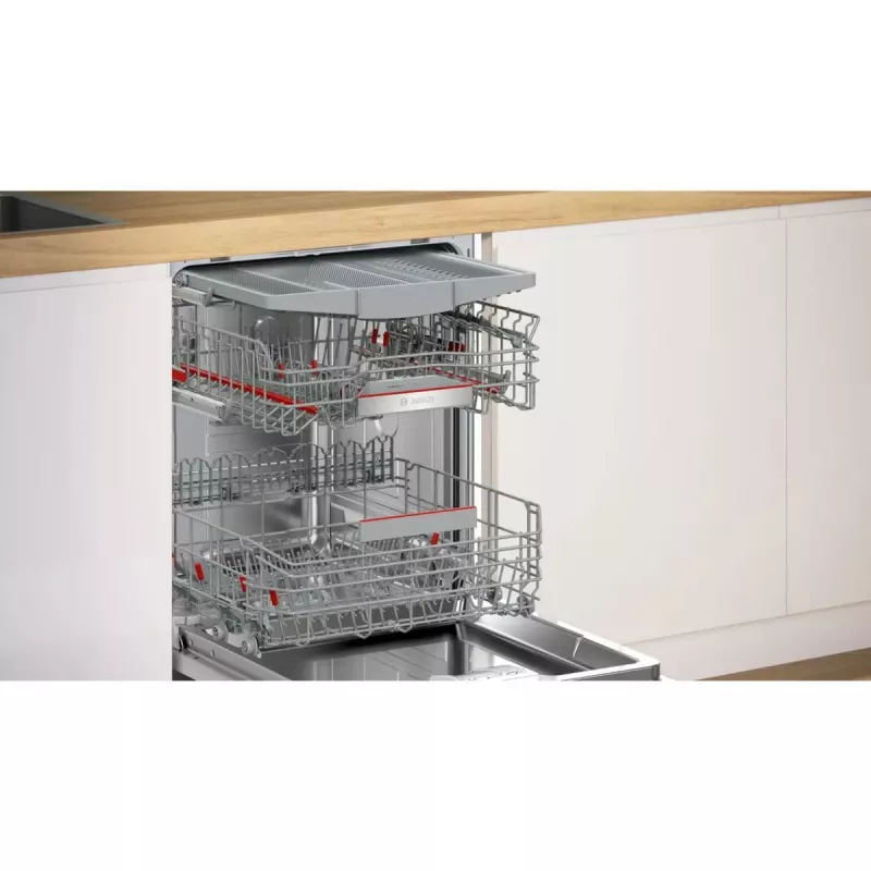 BOSCH SMI6ECS12E Serie 6 Poolintegreeritud nõudepesumasin (harjatud roostevaba teras, 60 cm, Home Connect)
