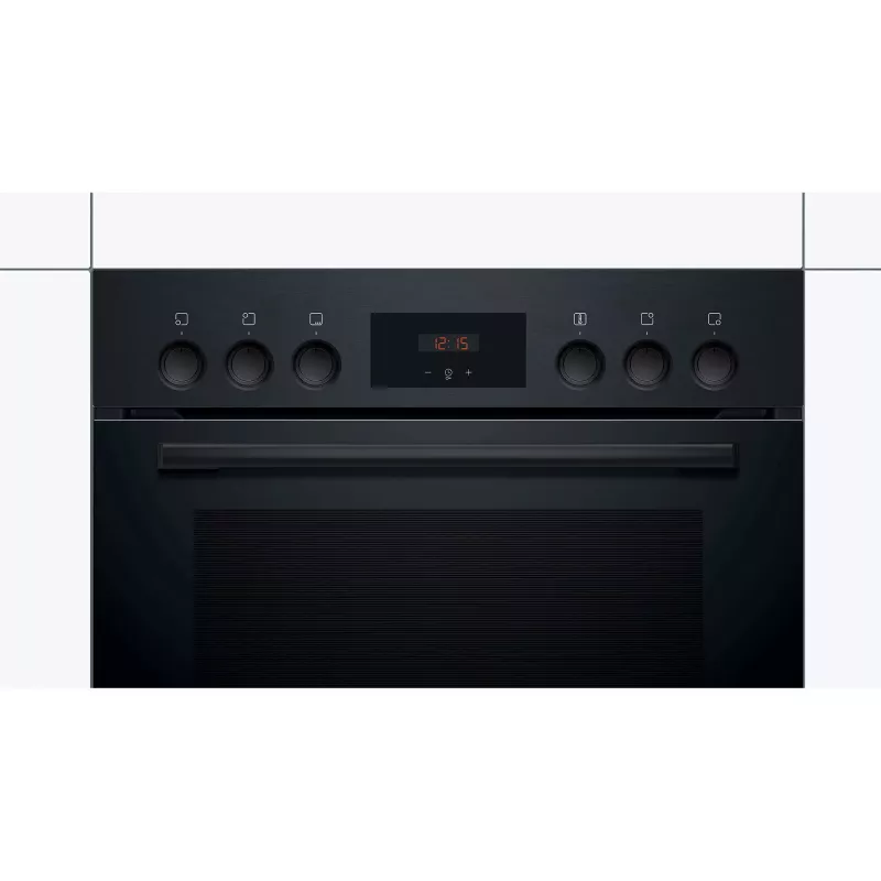 Bosch HND211LB2 Must komplekt: sisseehitatud ahi ja induktsioonpliit (HEF113BB0 + NKN645GA2E)