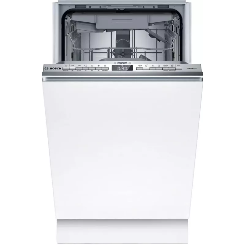 Bosch SPV4HMX12E Täielikult Integreeritud Kitsas Nõudepesumasin, 10 Nõudekomplekti, Energiaklass D, 46 dB, Home Connect, Valge