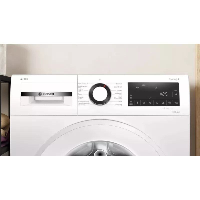 Bosch WGG256FLSN Freestanding Front Load Washing Machine, 10 kg, 1600 rpm, A Energy Class, White