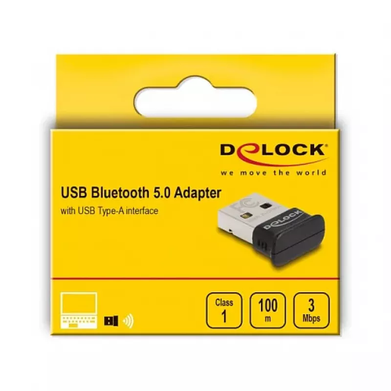KeySonic Super-Mini-TAS Touchpad-klaviatuur sinise taustvalgustusega, UK paigutus, must (KSK-3210ELU)