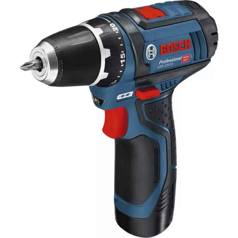 Bosch Power Tools 12V 5-osaline tööriistakomplekt GOP + GSR + GDR + GSA + GLI (sinine, 3x Li-Ion 2.0Ah aku)