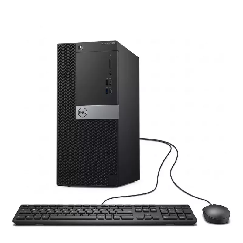 Dell OptiPlex 7070 MT lauaarvuti, Intel Core i5-9500, 16GB RAM, 512GB SSD + 2TB HDD, Windows 11 Pro, must