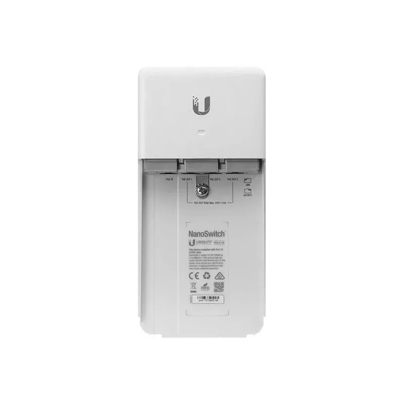 Ubiquiti NanoSwitch N-SW - Haldamata väline Gigabit PoE lüliti - 4 porti