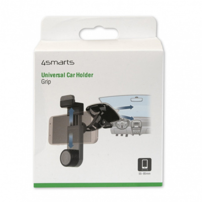 4SMARTS Car Holder Grip with Suction Cup Grey