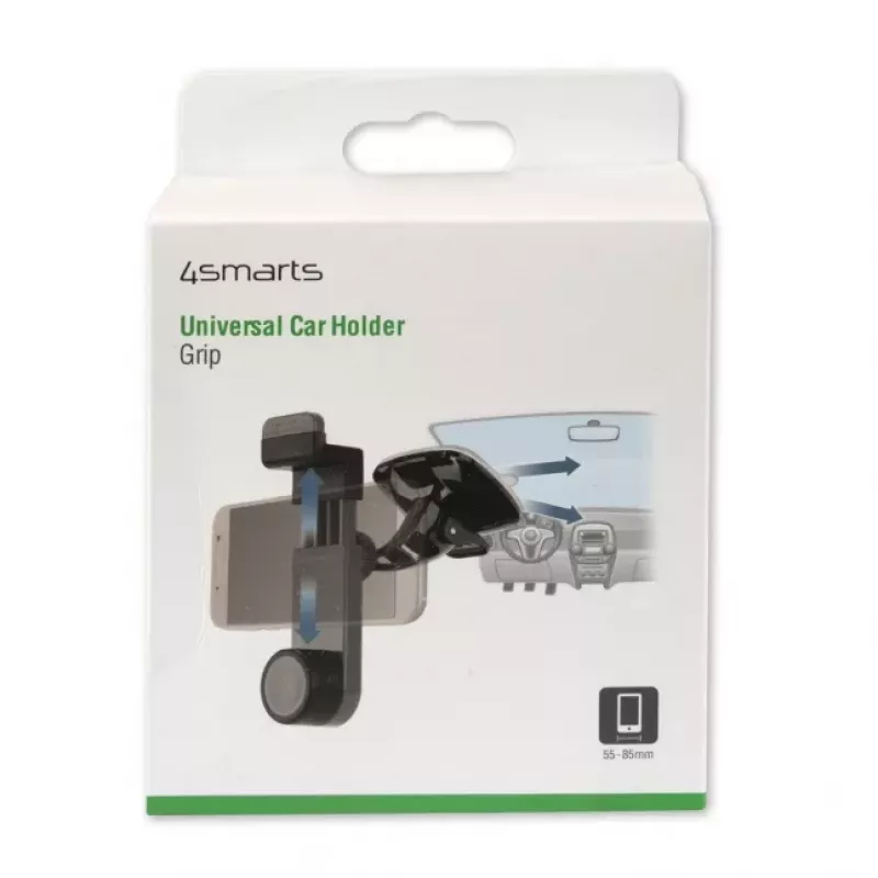 4SMARTS Car Holder Grip with Suction Cup Grey