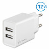 4SMARTS VoltPlug Dual 12W Wall Charger (without Cable), White