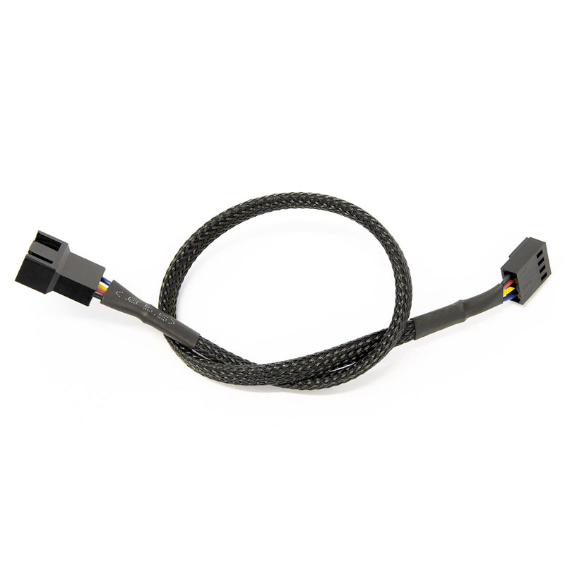 Watercool 4-Pin PWM pikenduskaabel, must - 30 cm