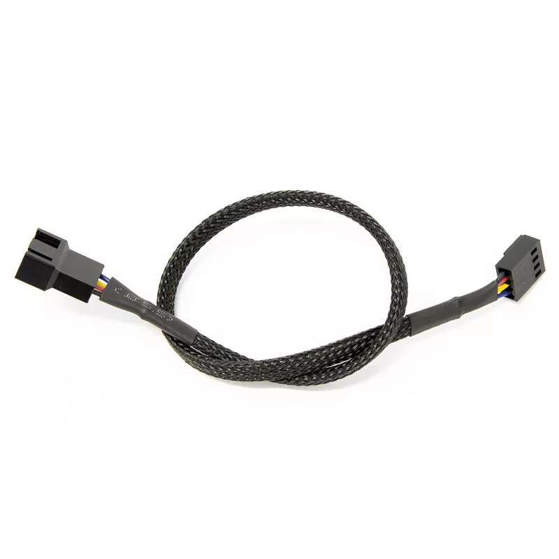Watercool 4-Pin PWM pikenduskaabel, must - 30 cm