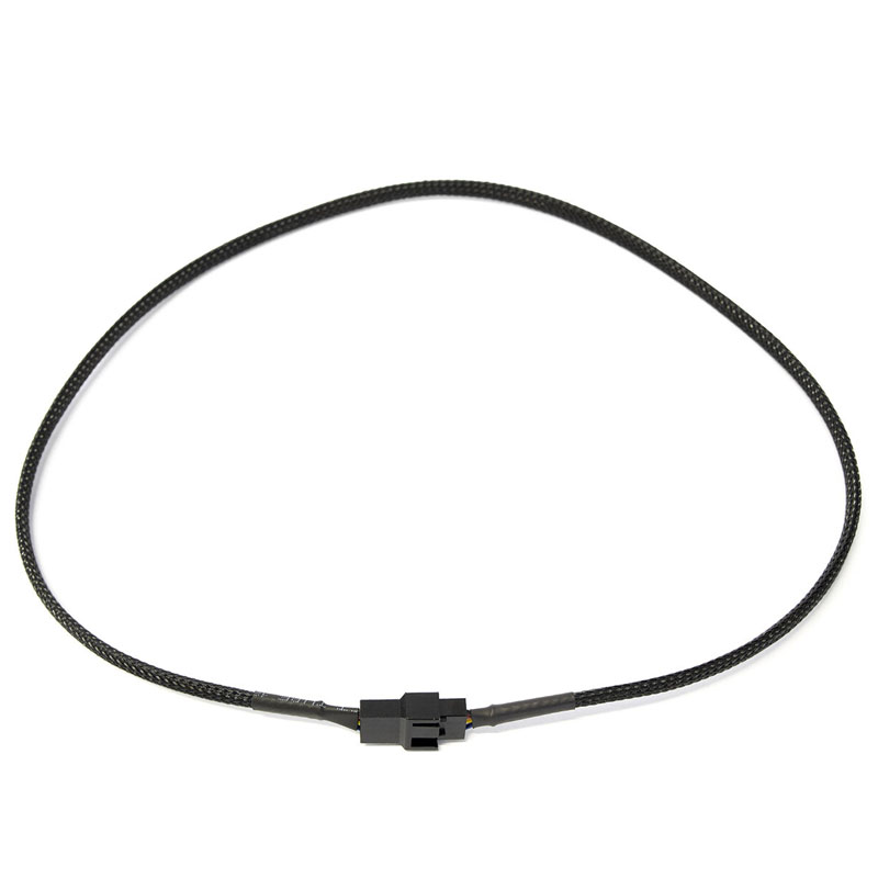 Watercool 4-Pin PWM pikenduskaabel, must - 30 cm