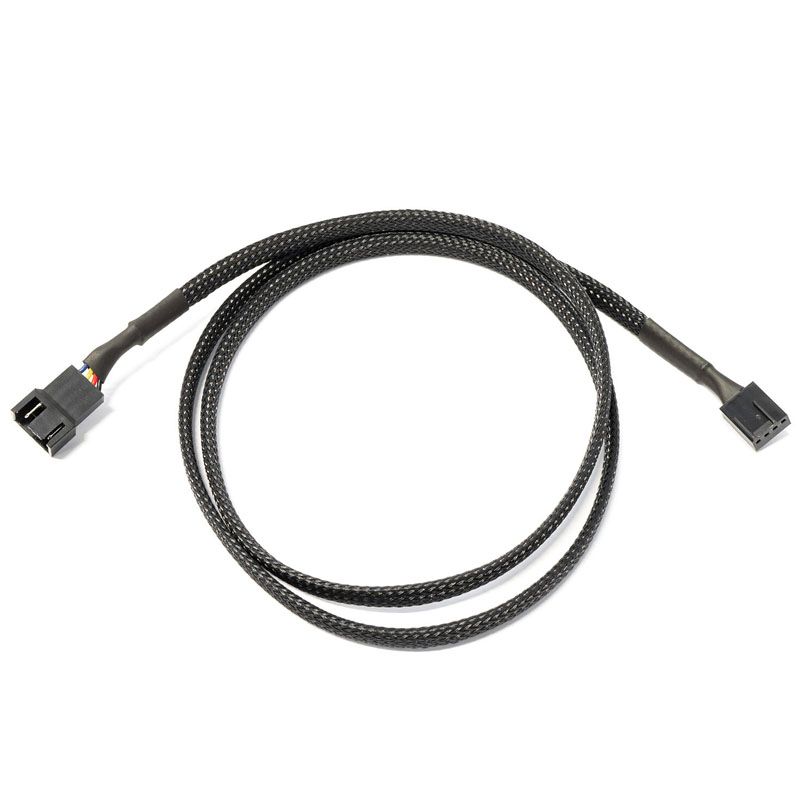 Watercool 4-Pin PWM pikenduskaabel, must - 90 cm
