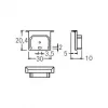 Brumberg 53066070 Otsakorkide komplekt QUALITYFLEX Valge
