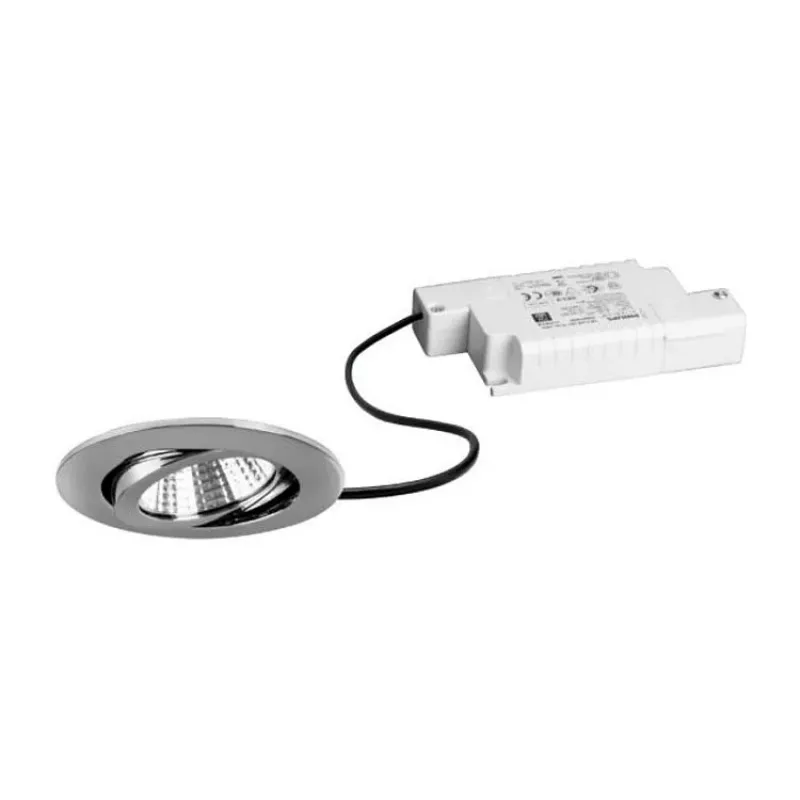 BRUMBERG 39363023 LED süvistatav prožektorikomplekt BB03 ümmargune kroom 830 faas 6W 230V pööratav