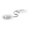 Brumberg 39353073 DAMITA LED Laevalgusti Ümmargune Valge 6W 230V IP65 Pööratav Faaslõikega Hämarav 3000K Soe Valge