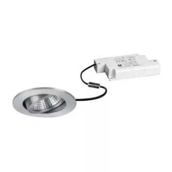 BRUMBERG DAMITA LED süvistatav prožektorikomplekt ümmargune alumiinium 6W 230V IP65 pööratav faasitav 3000K